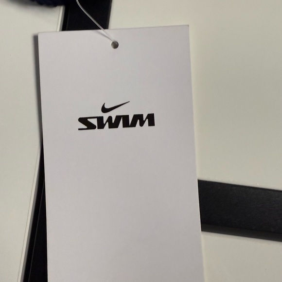 Nike Dark Blue Swimsuit with Patterned Accents - Picture 4 of 9